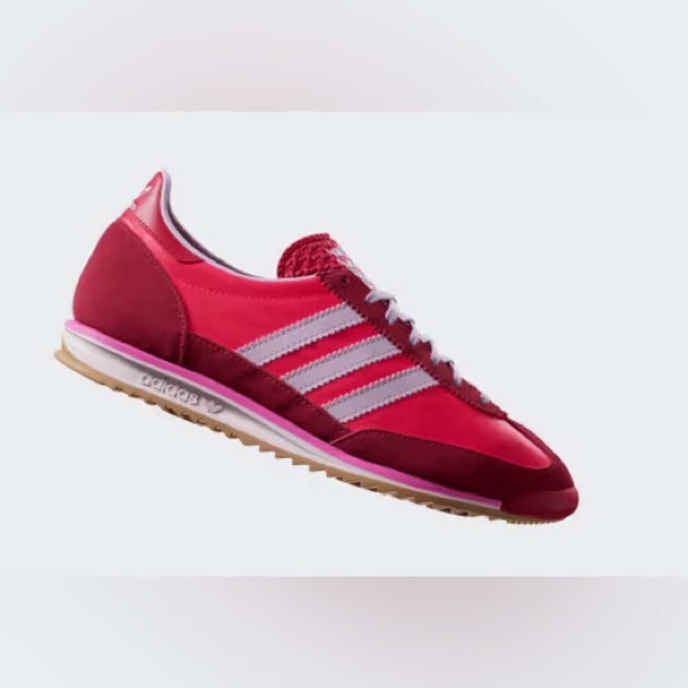 Adidas Red and Lilac Sneakers BNWOT